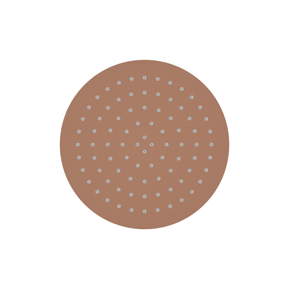 Fienza 411125CO Kaya Round Shower Head 250mm, Brushed Copper