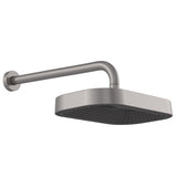Fienza 411139GM-B Kuro Shower Arm Set, Soft Square Head, Gun Metal