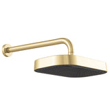 Fienza 411139UB-B Kuro Shower Arm Set, Soft Square Head, Urban Brass