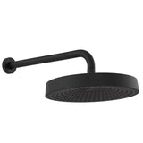 Fienza 411140B-B Kuro Shower Arm Set, Round Head, Matte Black
