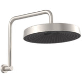 Fienza 411140BN-A Kuro Gooseneck Shower Arm Set, Round Head, Brushed Nickel