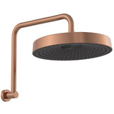 Fienza 411140CO-A Kuro Gooseneck Shower Arm Set, Round Head, Brushed Copper