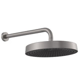Fienza 411140GM-B Kuro Shower Arm Set, Round Head, Gun Metal