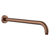 Fienza 422118CO Kaya Round Shower Arm, Brushed Copper