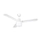 IXL 42221 Aeroflow Skyster 122cm AC Ceiling Fan with Light Kit - White - Special Order