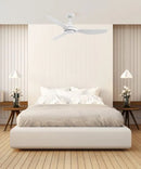 IXL 42232 Aeroflow Skywave 132cm DC Ceiling Fan with LED - White - Special Order