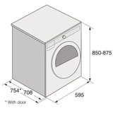 ASKO T410HDW Logic Series 10kg Heat Pump Dryer - ASKO Factory Seconds
