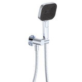 Fienza 433139 Kuro Hand Shower, Round Plate, Soft Square Head, Chrome