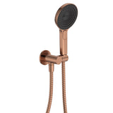 Fienza 433140CO Kuro Hand Shower, Round Plate, Round Head, Brushed Copper