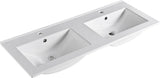 Aulic 1500mm Lovina Tier Single/Double Bowl Wall Hung Vanity CAWH55-1500 Double Bowl Ceremic Top Vanity Units