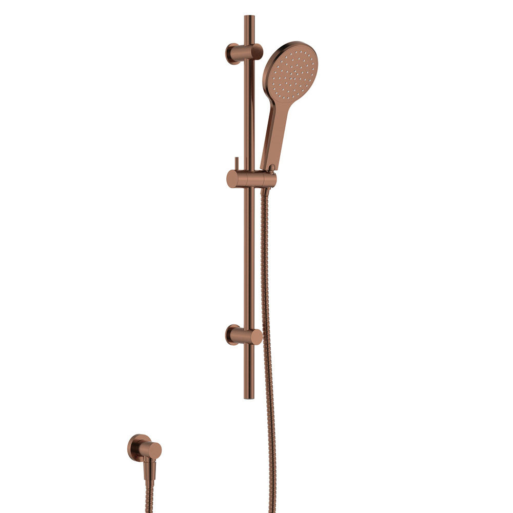 Fienza 444109CO Kaya Shower Rail, Brushed Copper