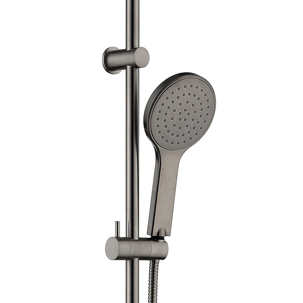 Fienza Kaya Rail Shower Gun Metal 444109Gm Showers