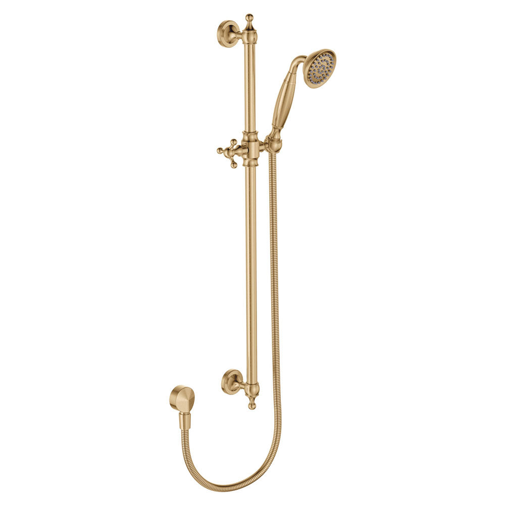 Fienza Lillian Rail Shower Urban Brass 444114Ub Showers