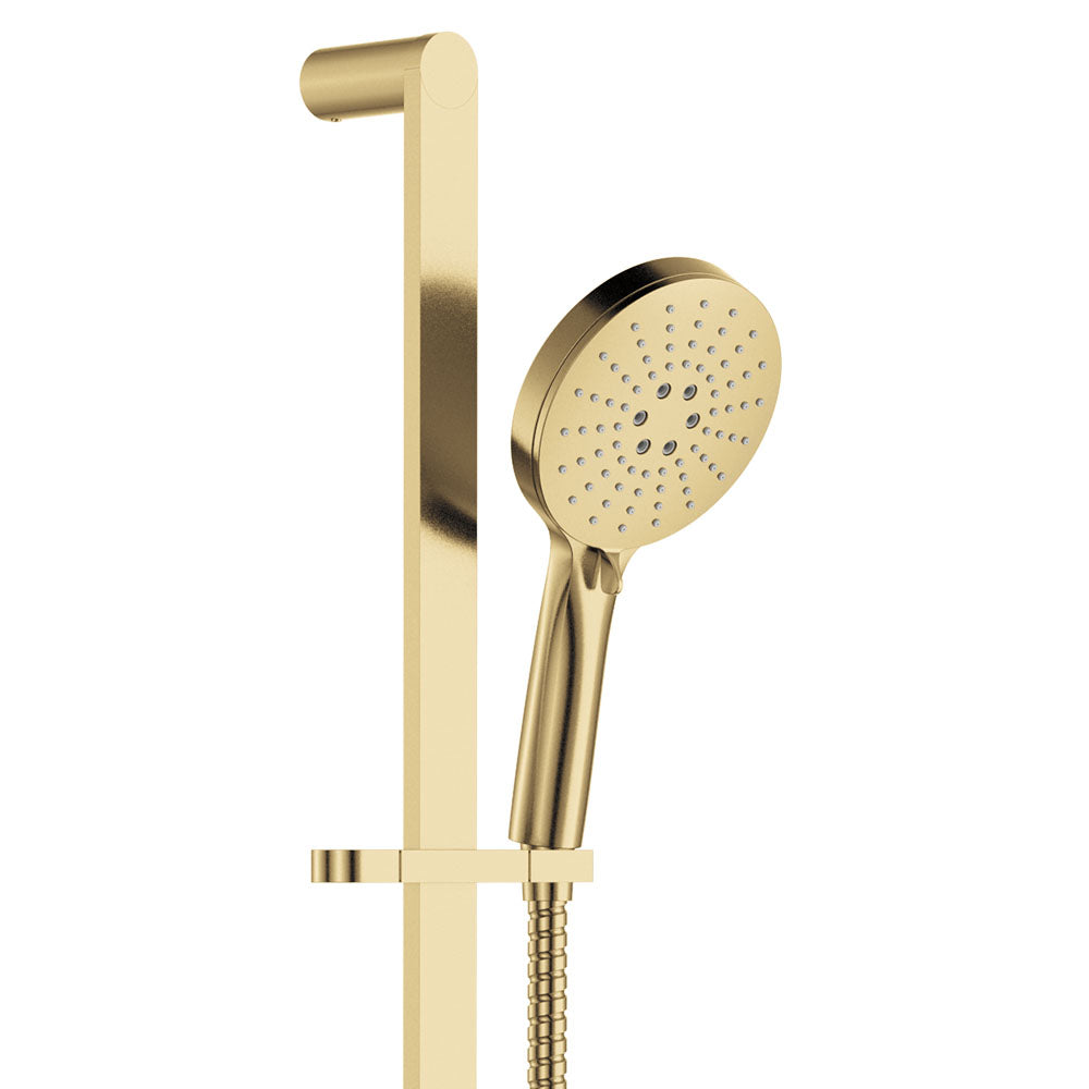 Fienza 444118UB Empire Slim Rail Shower, Urban Brass