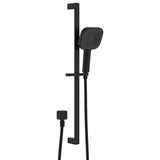 Fienza 444139B Kuro Rail Shower Soft Square Head, Matte Black