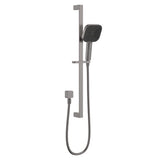Fienza 444139GM Kuro Rail Shower Soft Square Head, Gun Metal
