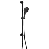 Fienza 444140B Kuro Rail Shower Round, Matte Black