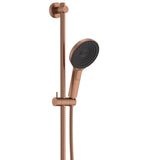 Fienza 444140CO Kuro Rail Shower Round, Brushed Copper