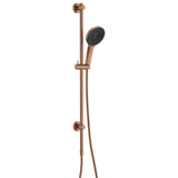 Fienza 444140CO Kuro Rail Shower Round, Brushed Copper