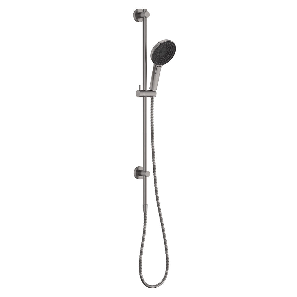 Fienza 444140GM Kuro Rail Shower Round, Gun Metal