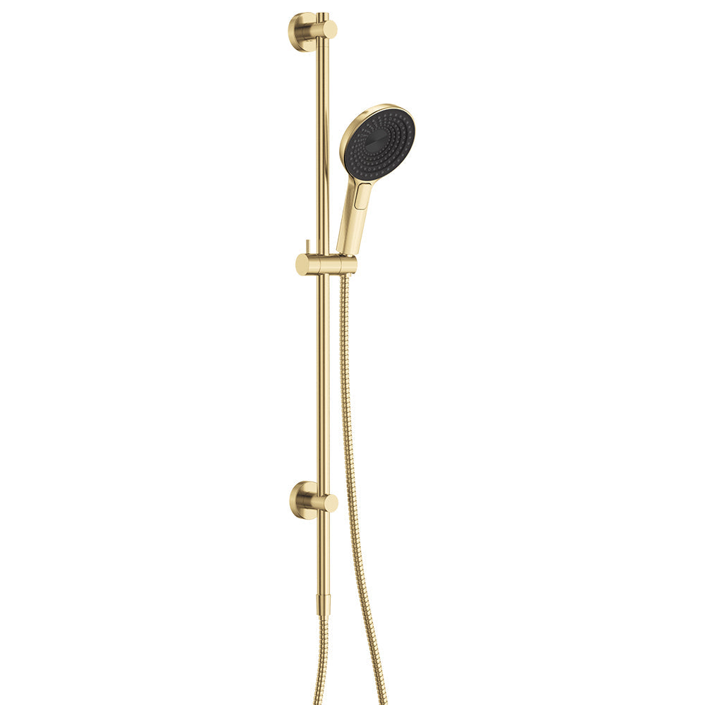 Fienza 444140UB Kuro Rail Shower Round, Urban Brass