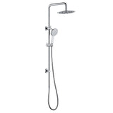 Fienza Kaya Chrome Twin Shower 455109 Showers