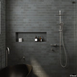 Fienza Kaya Gun Metal Twin Shower 455109Gm Showers
