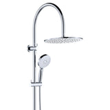 Fienza 455110 Empire Slim Curved Twin Shower, Chrome