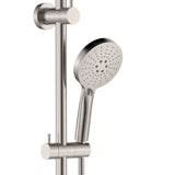 Fienza 455110BN Empire Slim Curved Twin Shower, Brushed Nickel