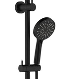 Fienza 455110B Empire Slim Curved Twin Shower, Matte Black