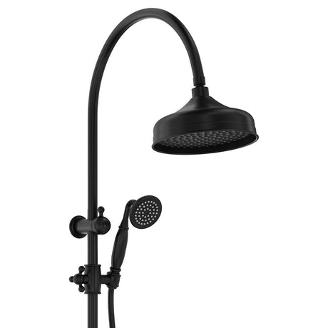 Fienza Lillian Twin Shower Matte Black 455114B Showers