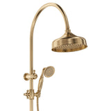 Fienza Lillian Twin Shower Urban Brass 455114Ub Showers