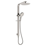 Fienza 455119BN Kaya Deluxe Twin Shower, Brushed Nickel