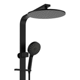 Fienza 455124B Empire Slim Deluxe Twin Shower, Matte Black