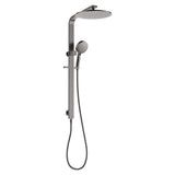 Fienza 455124GM Empire Slim Deluxe Twin Shower, Gun Metal