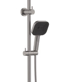Fienza 455137GM Kuro Twin Shower, Soft Square Head, Gun Metal