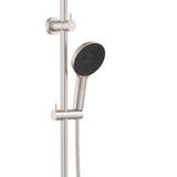 Fienza 455138BN Kuro Twin Shower, Round Head, Brushed Nickel