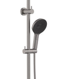 Fienza 455138GM Kuro Twin Shower, Round Head, Gun Metal