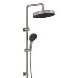 Fienza 455138GM Kuro Twin Shower, Round Head, Gun Metal
