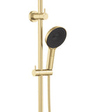 Fienza 455138UB Kuro Twin Shower, Round Head, Urban Brass