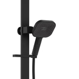 Fienza 455139B  Kuro Deluxe Twin Shower Soft Square Head, Matte Black