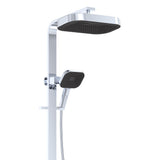 Fienza 455139 Kuro Deluxe Twin Shower Soft Square Head, Chrome