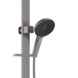 Fienza 455140GM Kuro Deluxe Twin Shower Round Head, Gun Metal