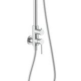 Fienza 455189 Kaya Wall Mounted Outdoor Twin Shower, Brushed Stainless Steel