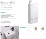 Fienza Edge 45Rsk-Of Scandi Oak 450Mm Vanity With Kickboard Overflow - Special Order Units