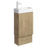 Fienza 45USK Minka 450 Vanity on Kickboard, No Overflow, Scandi Oak