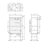 Fienza 45USK Minka 450 Vanity on Kickboard, No Overflow, Scandi Oak