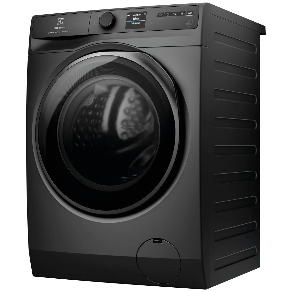 Electrolux EWF1242R9SCS 900 Series 12kg Front Load Washing Machine with IntelliDose, Dark Onyx - Electrolux Factory Seconds