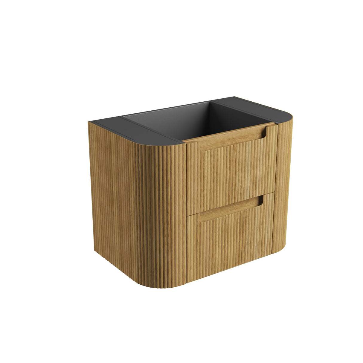 Aulic 750mm Varcelli Tier Wall Hung Vanity CAWH54-750-ST Cabinet Only Vanity Units