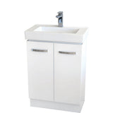 Fienza Regent 60Vkw Slim 600Mm White Vanity Unit - Special Order Units